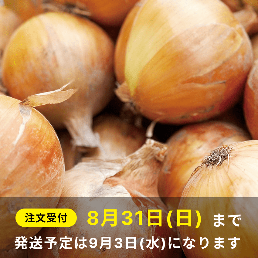 【送料込み】海月館 自社農園栽培！淡路島産 熟成玉ねぎ 【サイズお任せ 3kg】（新玉ねぎクーポン使えます）